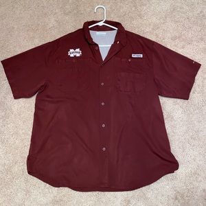 Mississippi State Columbia button down